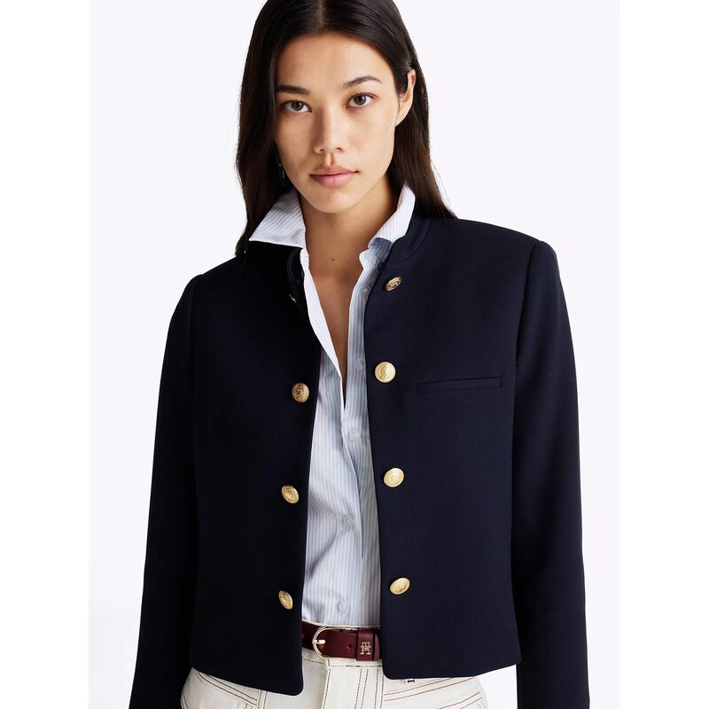 Tommy Hilfiger Slim Fit Mandarin Collar Blazer image number 2